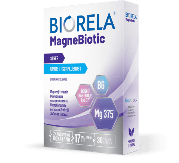 Biorela Magnebiotic 30 biljnih kapsula