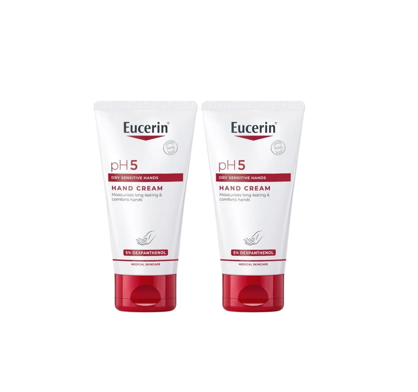 Eucerin pH5 krema za ruke 75ml promo 1+1