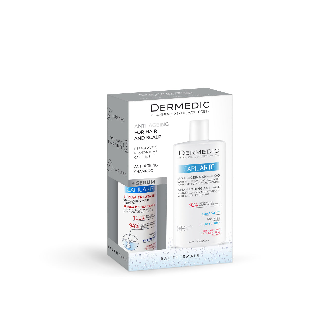 Dermedic Capilarte set -Šampon za rast kose 300 ml +serum za rast kose 150 ml