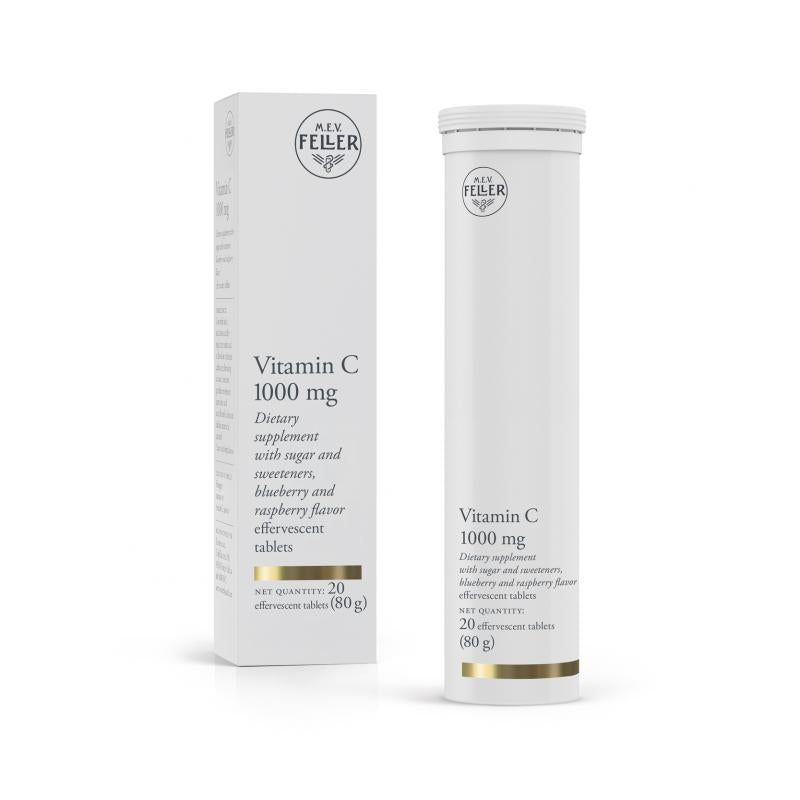 M.E.V. FELLER Vitamin C 1000 mg 20 šumećih tableta