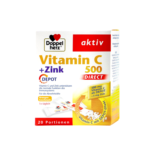 DH aktiv vitamin C+Cink direkt 20 vrećica