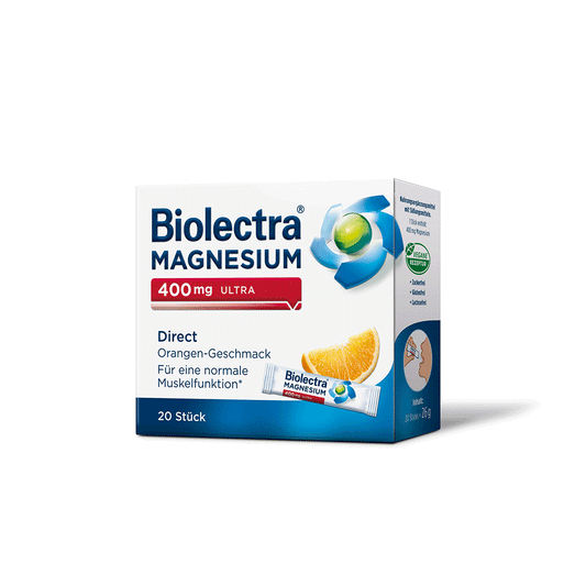 Bioelectra Magnezij 400 mg direkt ultra 20 vrećica narandža