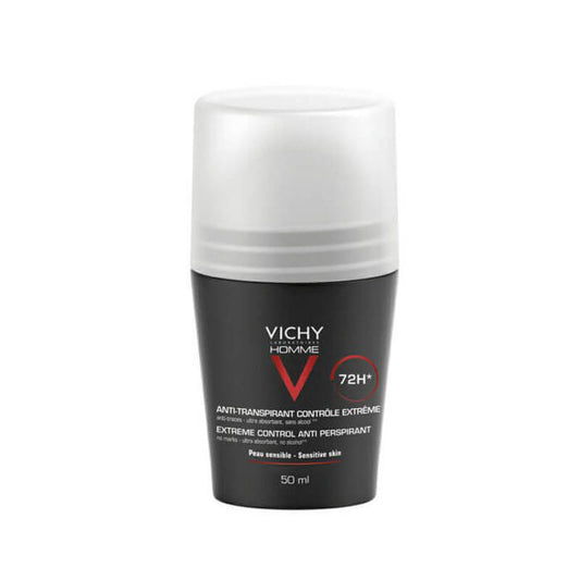 VICHY DEODORANT ANTI TRANSPIRANT EXTREME CONTROLE ROLL-ON FOR MEN 50 ML (BIJELI POKLOPAC)