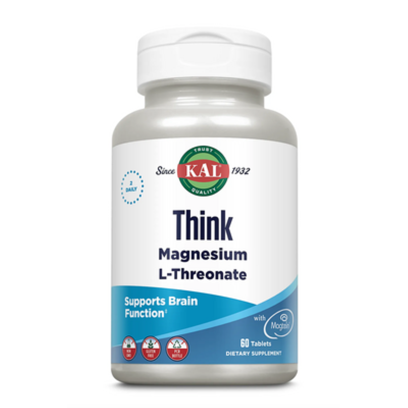Kal Magnesium Think (L-Threonate), 60 tableta