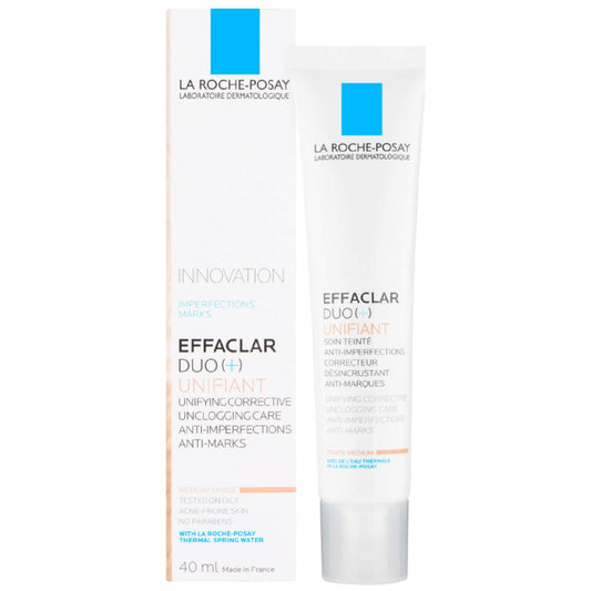 LRP EFFACLAR DUO+ UNIFIANT MEDIUM SHADE 02 PUDER 40 ML