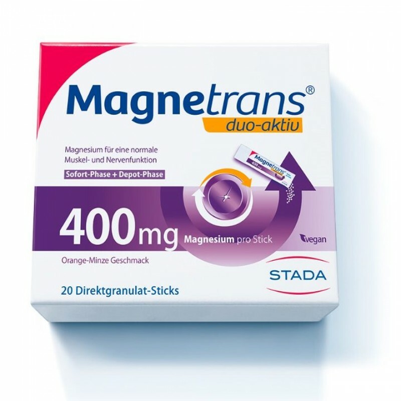 Magnetrans duo-activ 400 mg direkt granule 20 vrećica
