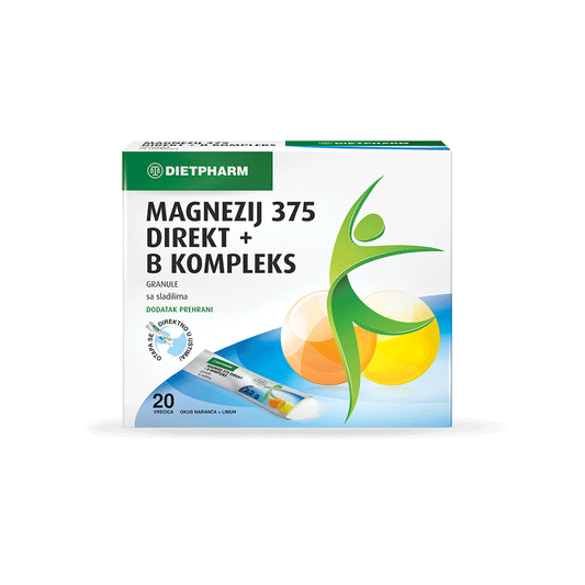 Magnezij 375 direkt 20 kesica