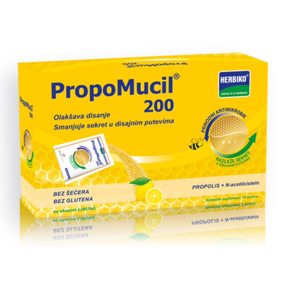 HERBIKO PROPOMUCIL 200MG A 10 KESICA KUT