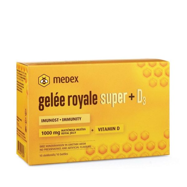 Gelee royale super +Vitamin D3 16 ampula