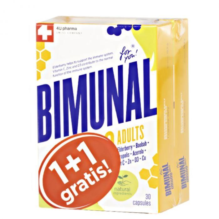 Bimunal imuno za odrasle 30 kapsula (1+1 gratis)