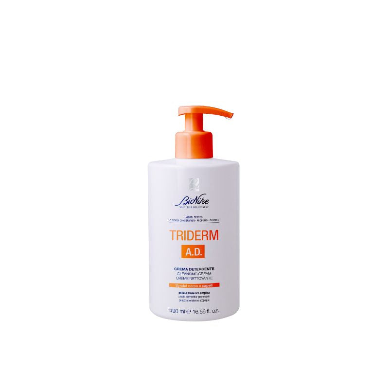 BioNike Triderm A.D pjenusava krema za pranje koze sklone atopiji 490 ml