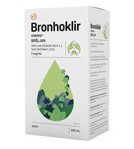 Bronhoklir sirup bršljen 125 ml