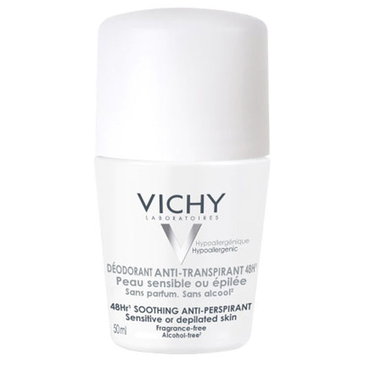 VICHY DEODORANT SENSITIVE ROLL-ON 50 ML (BIJELI POKLOPAC)