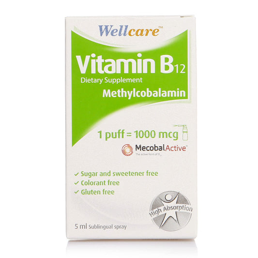 Wellcare Vitamin B-12 1000mcg sublingvalni sprej