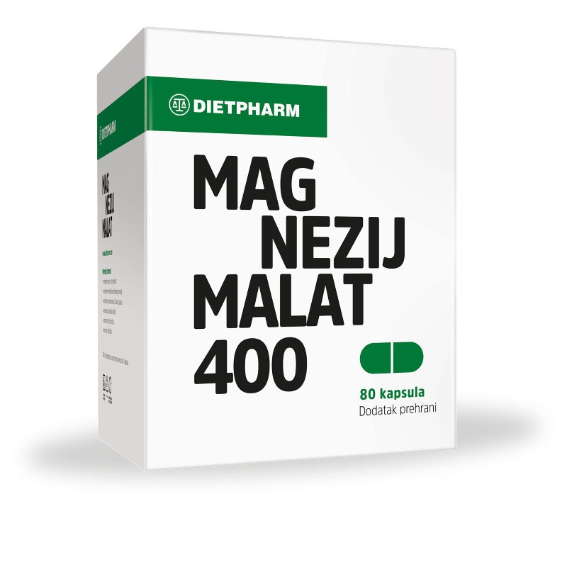 Magnezij malat 400 mg 80 kapsula