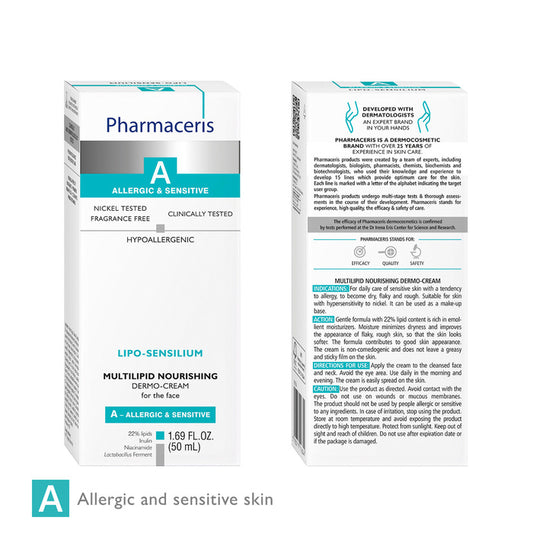 PHARMACERIS A LIPO-SENSILIUM KREMA SA LIPIDIMA