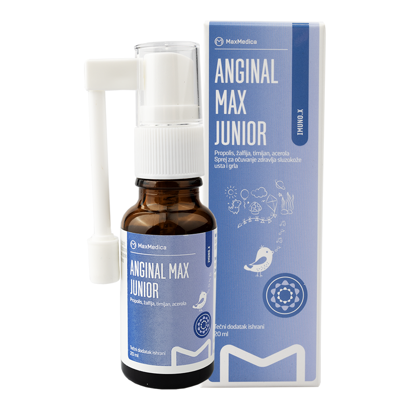 Anginal max junior sprej 20 ml