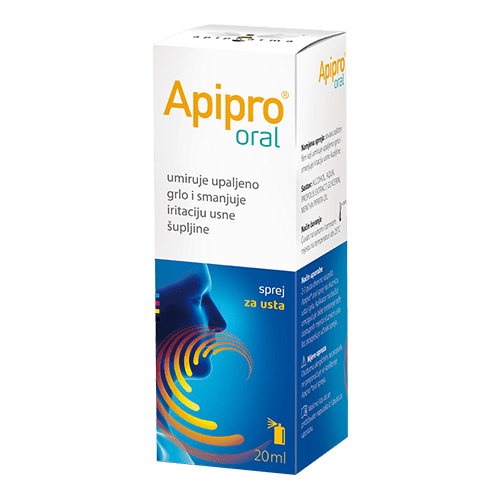 Apipro oral sprej za grlo 20 ml