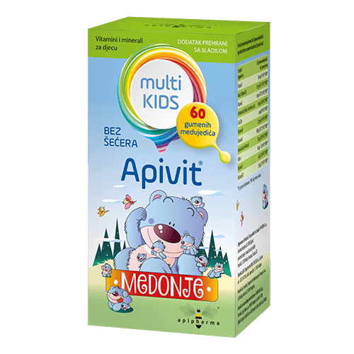 Apiph apivit multi kids teddies bombon a60