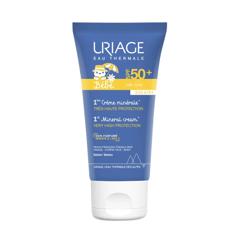 Uriage Bebe SPF+50 mineralna krema 50 ml
