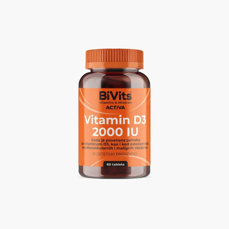 BIVITS ACTIVA VITAMIN D3 2000 IU A60 TBL KOM