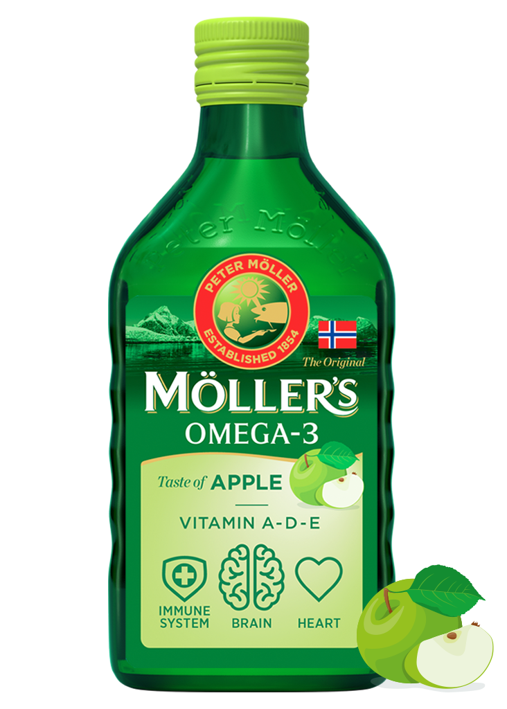 Mollers trans omega-3 eple (jabuka) 250 ml