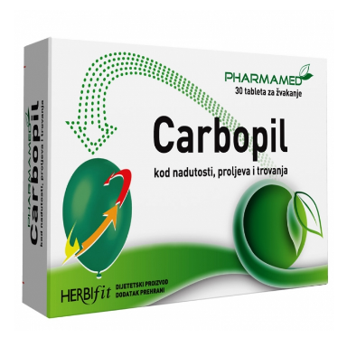 Carbopil 30 tableta za žvakanje