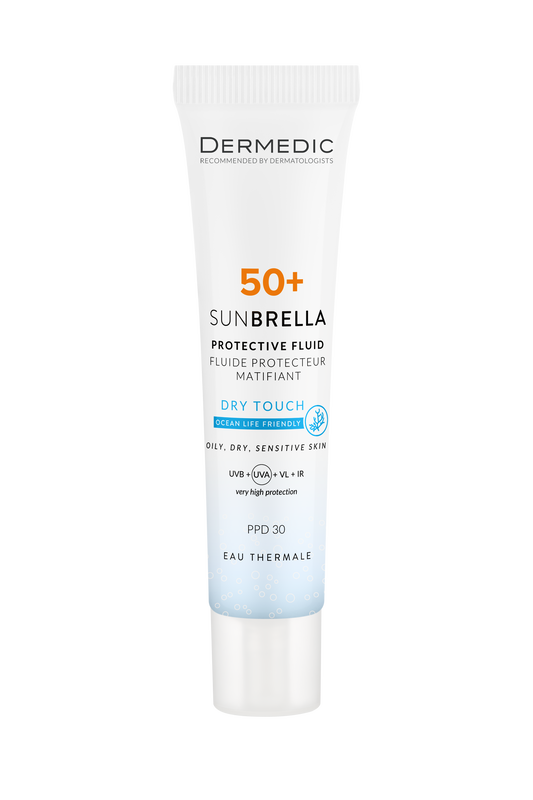 Dermedic SUNBRELLA Dry Touch zaštitni fluid SPF50+ PPD30