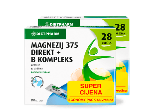 Magnezij 375 mg +B komplex 56 kesica