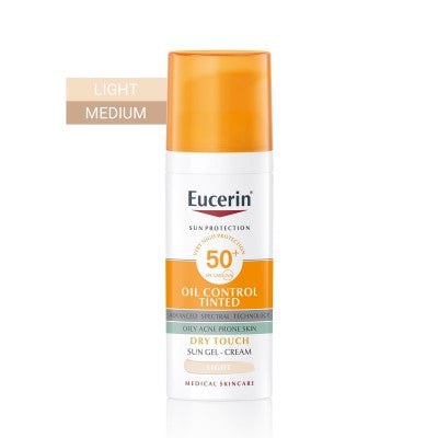Eucerin SUN Oil Control tonirana krema SPF50+ Light 50ml