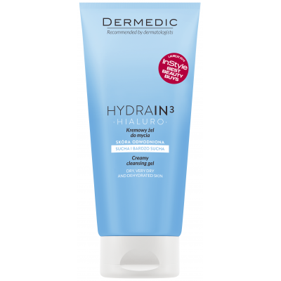 DERMEDIC Hydrain3 Kremasti gel za čišćenje 200ml