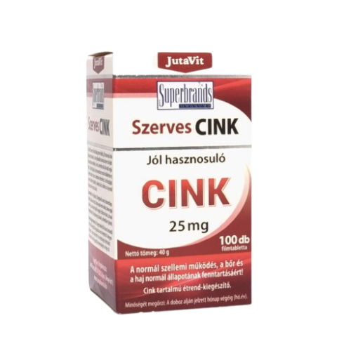 Organski Cink 25 mg 100 tableta