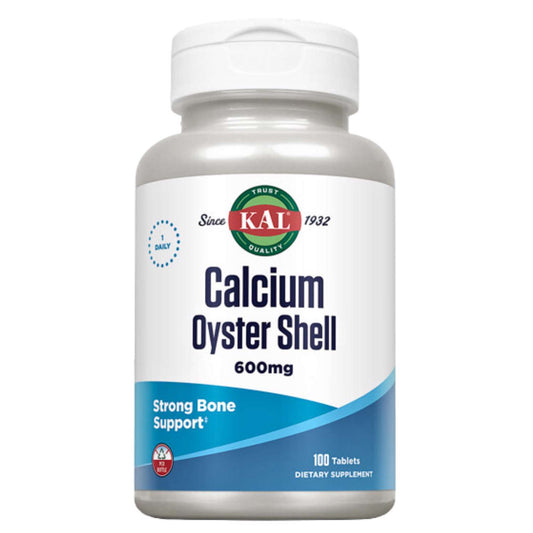 Kal Calcium 600 Oyster Shell, 100 tableta