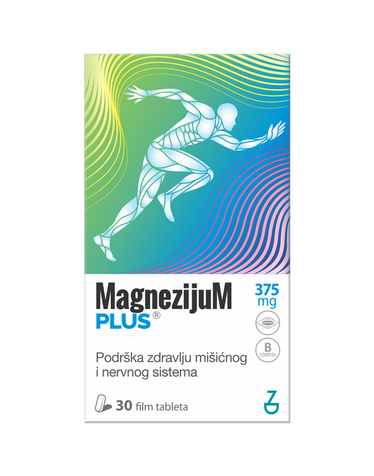 Magnezium plus 375 mg 30 film tableta