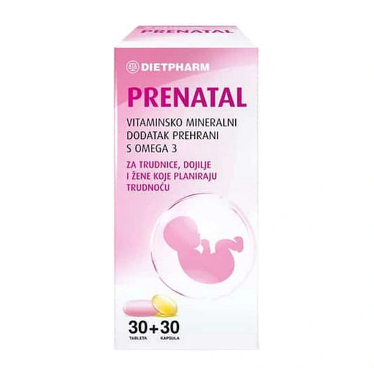 Prenatal 30 tableta +30 kapsula omege