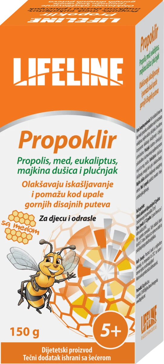Propoklir sirup med,propol,eukal,majčin,plućnjak 150ml