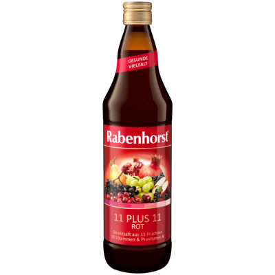 Rabenhorst sok multivitaminski 11 + 11 crveni 750 ml