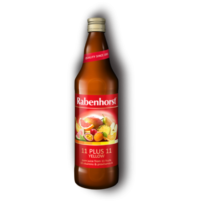 Rabenhorst sok multivitaminski 11 + 11 žuti 750 ml