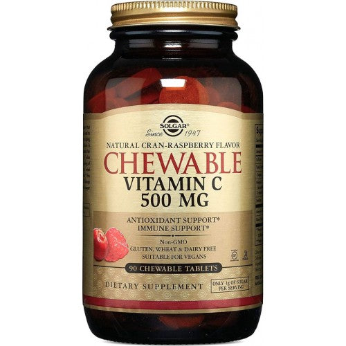 Solgar Vitamin C Brusnica-malina 90 tableta