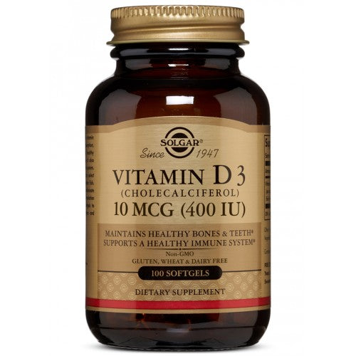 Solgar Vitamin D3 400I.U. 100 kapsula