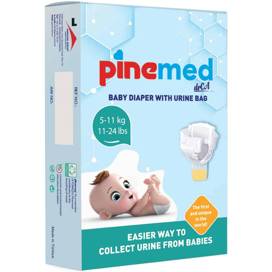 Pinemed pelene za bebe sa kesom za urin 2 komada M,S,L