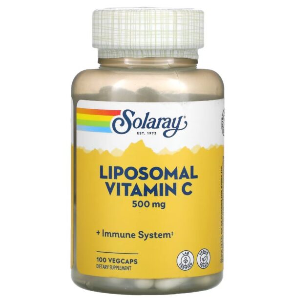 Solaray Liposomalni vitamin c 500 mg a 100cps