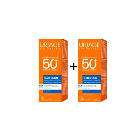 Uriage set bariesun Anti Tache fluid 40ml+ bariesun SPF50 fluid Anti tache 40mm