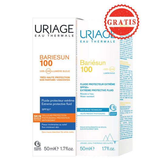 Uriage Set Bariesun Fluid 100 SPF50 50 ml + GRATIS Fluid 100 SPF50 50 ml