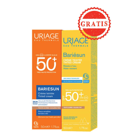 Uriage Set Bariesun SPF50 Golden Tonirana Krema 50 ml + GRATIS SPF50 Golden Tonirana Krema 50 ml