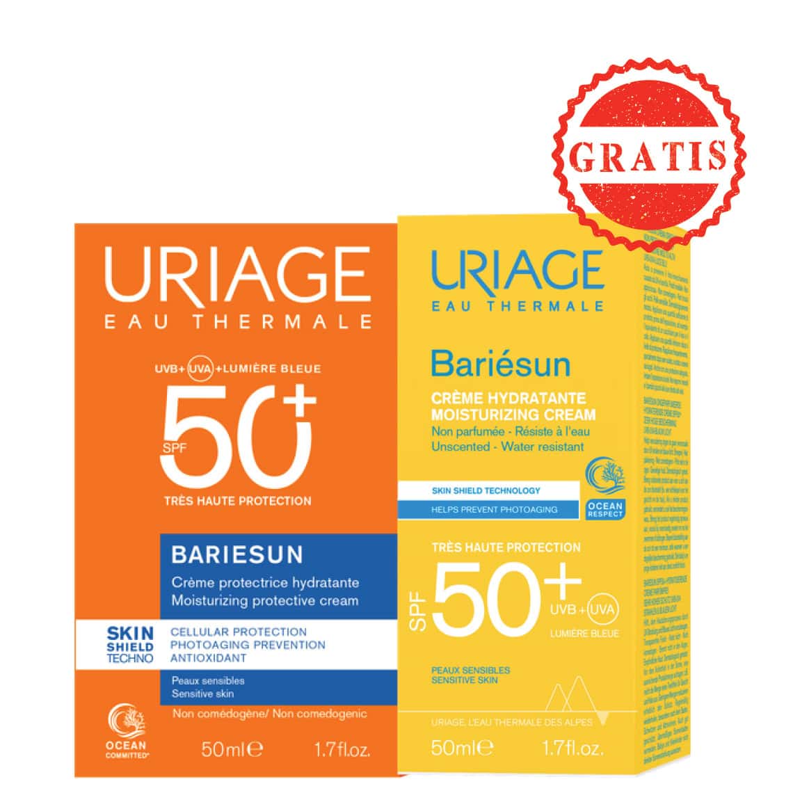 Uriage Set Bariesun SPF50 krema 50 ml + GRATIS SPF50 Krema 50 ml