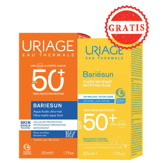 Uriage Set Bariesun SPF50 Ultra Mat Aqua Fluid 50 ml + GRATIS SPF50 Mat Fluid 50 ml