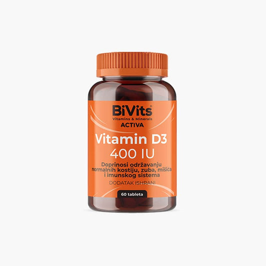 Bivits activa vitamin D 400 IU 60 tableta