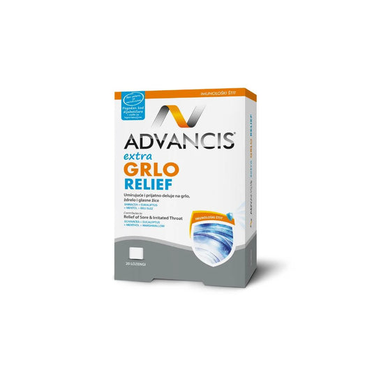 Advancis Extra throat relief 20pastila