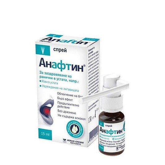 Anaftin oralni sprey 1.5% 15ml